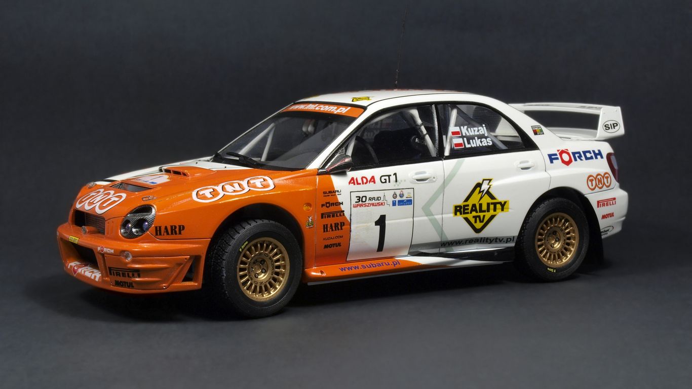 Subaru Impreza WRC 1366x768. Pozad, Tapeta na plochu PC ke staen