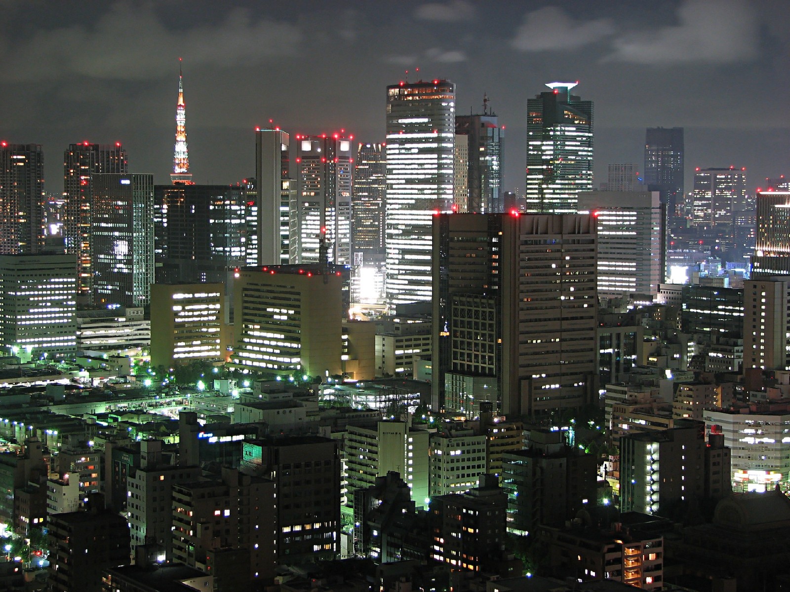 Tokyo 1600x1200. Potaov tapeta, wallpaper, obrzek zdarma na plochu Windows