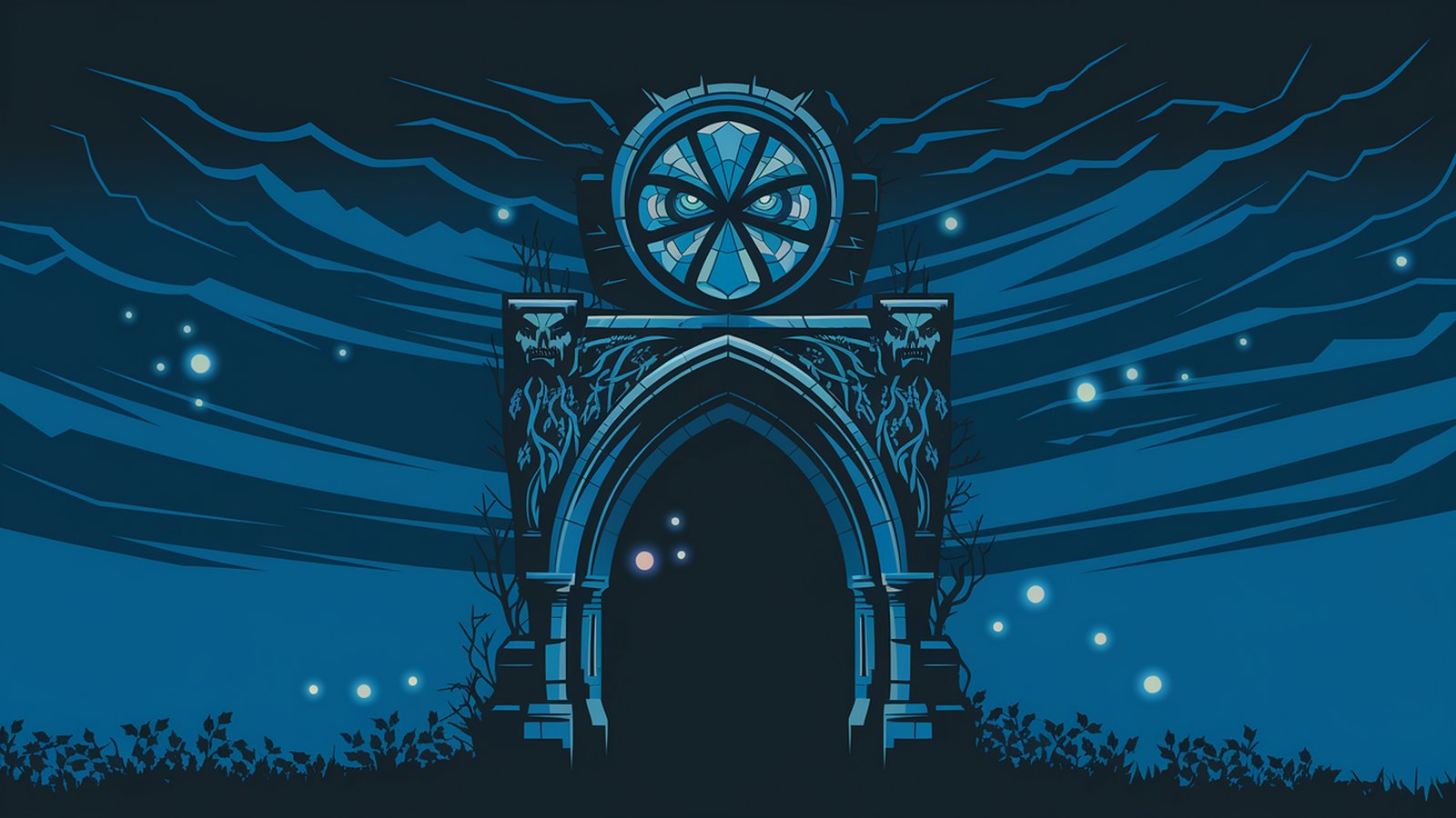 Dark Blue 1600x900. Pozad, Tapeta na plochu PC ke staen