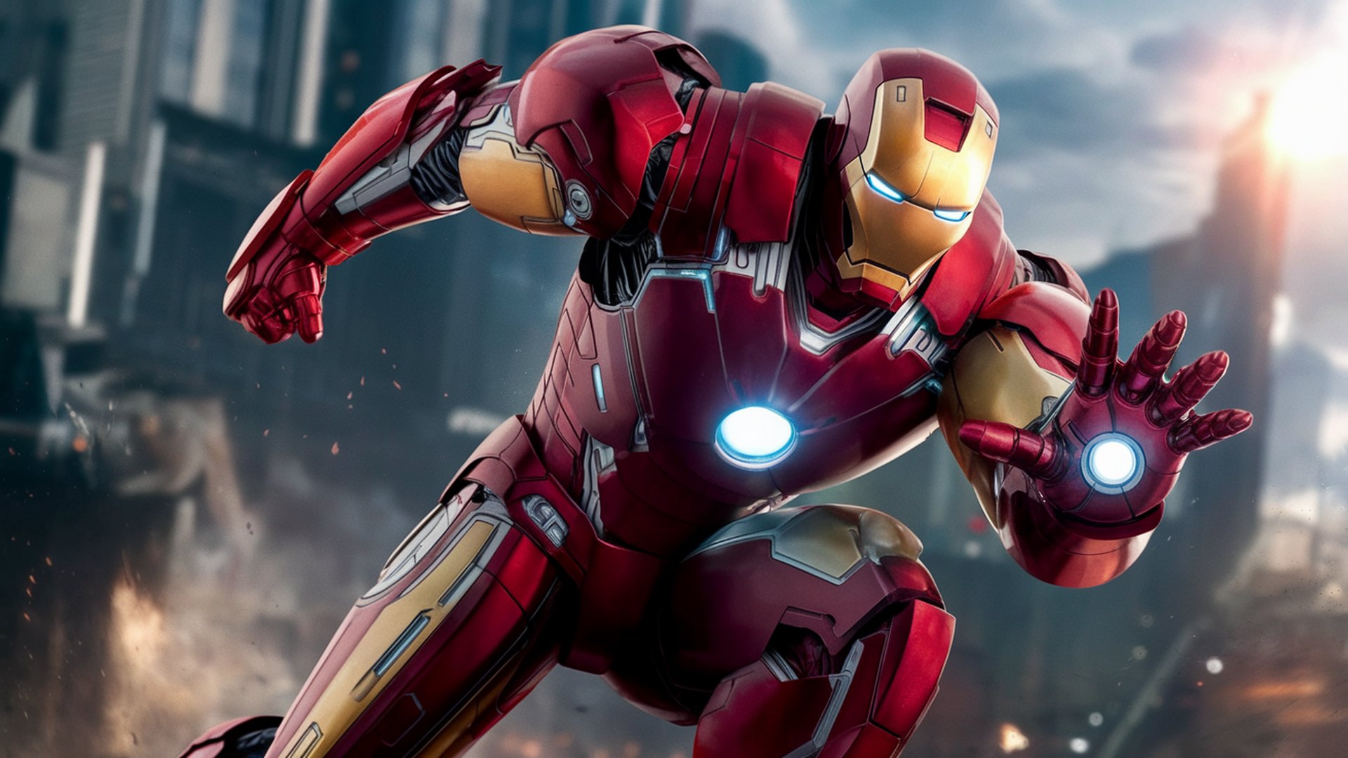 Iron Man | 1920x1080. Tapeta, pozad na plochu Windows