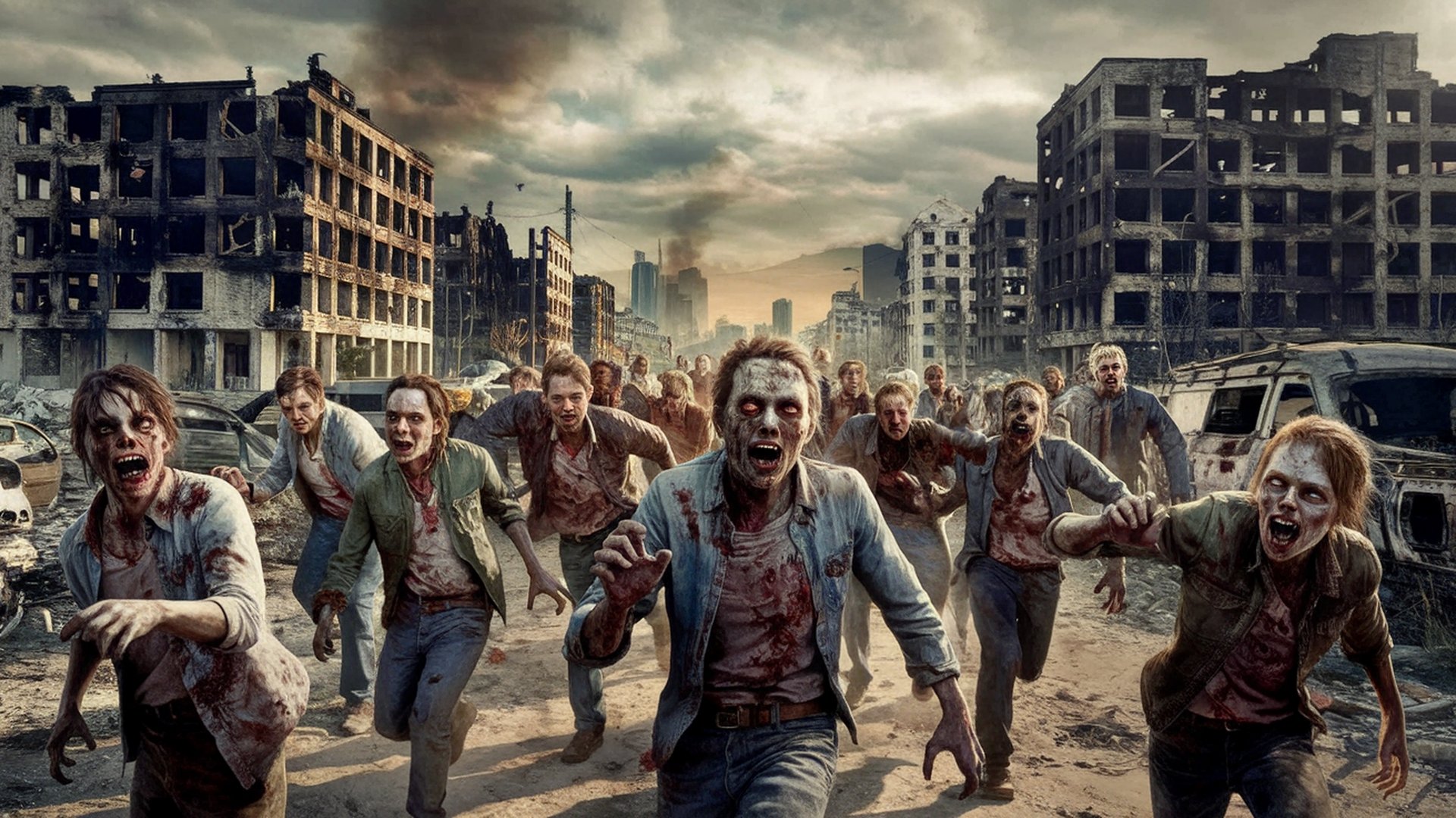 Tapeta Zombie - 1920x1080. Obrzek, wallpaper na plochu PC, tabletu, mobilu