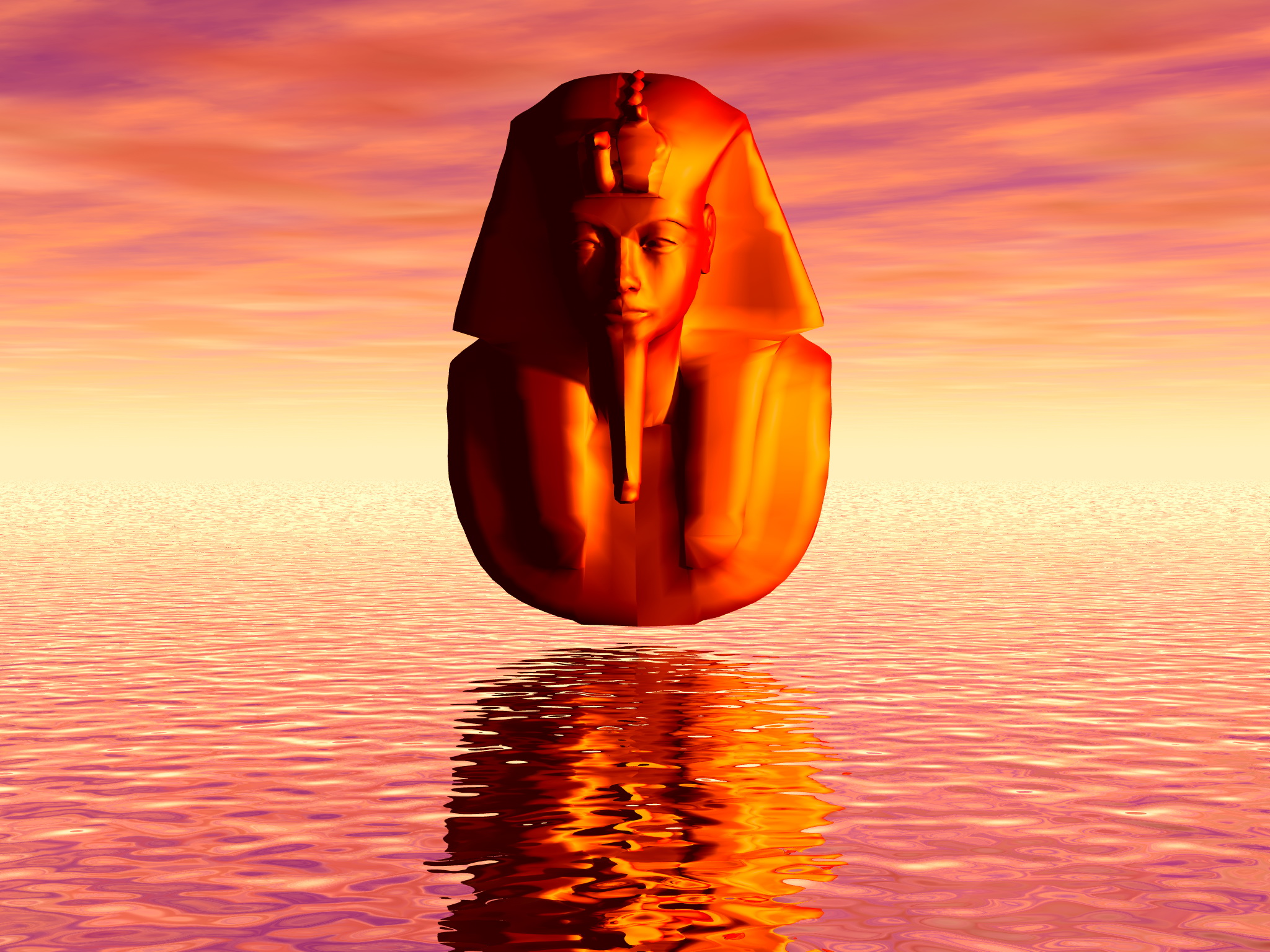 Pharaon mask | 2048x1536. Tapeta, pozad na plochu Windows