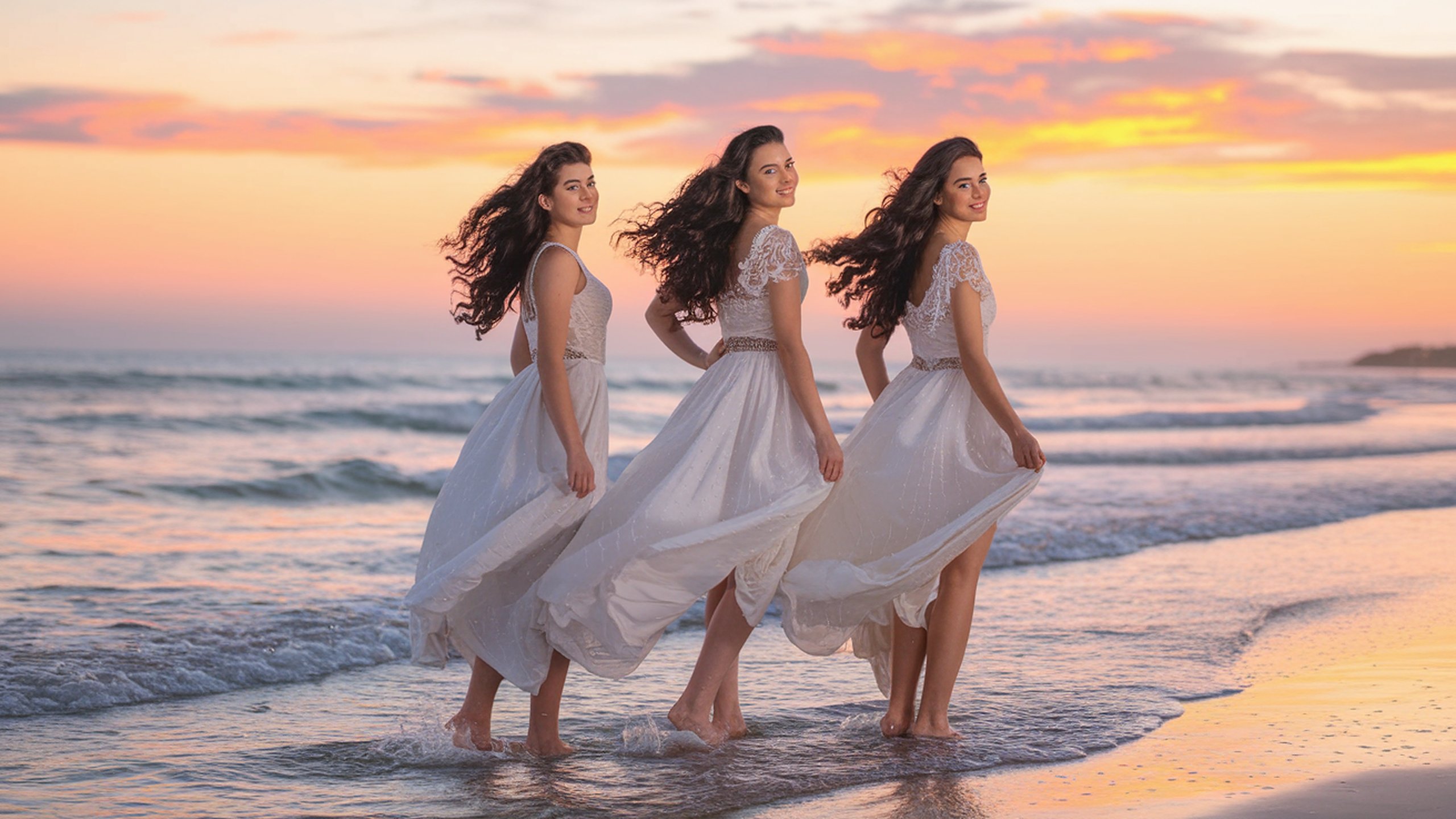 Girls | 2560x1440. Wallpaper, Pozad, Tapeta na plochu.