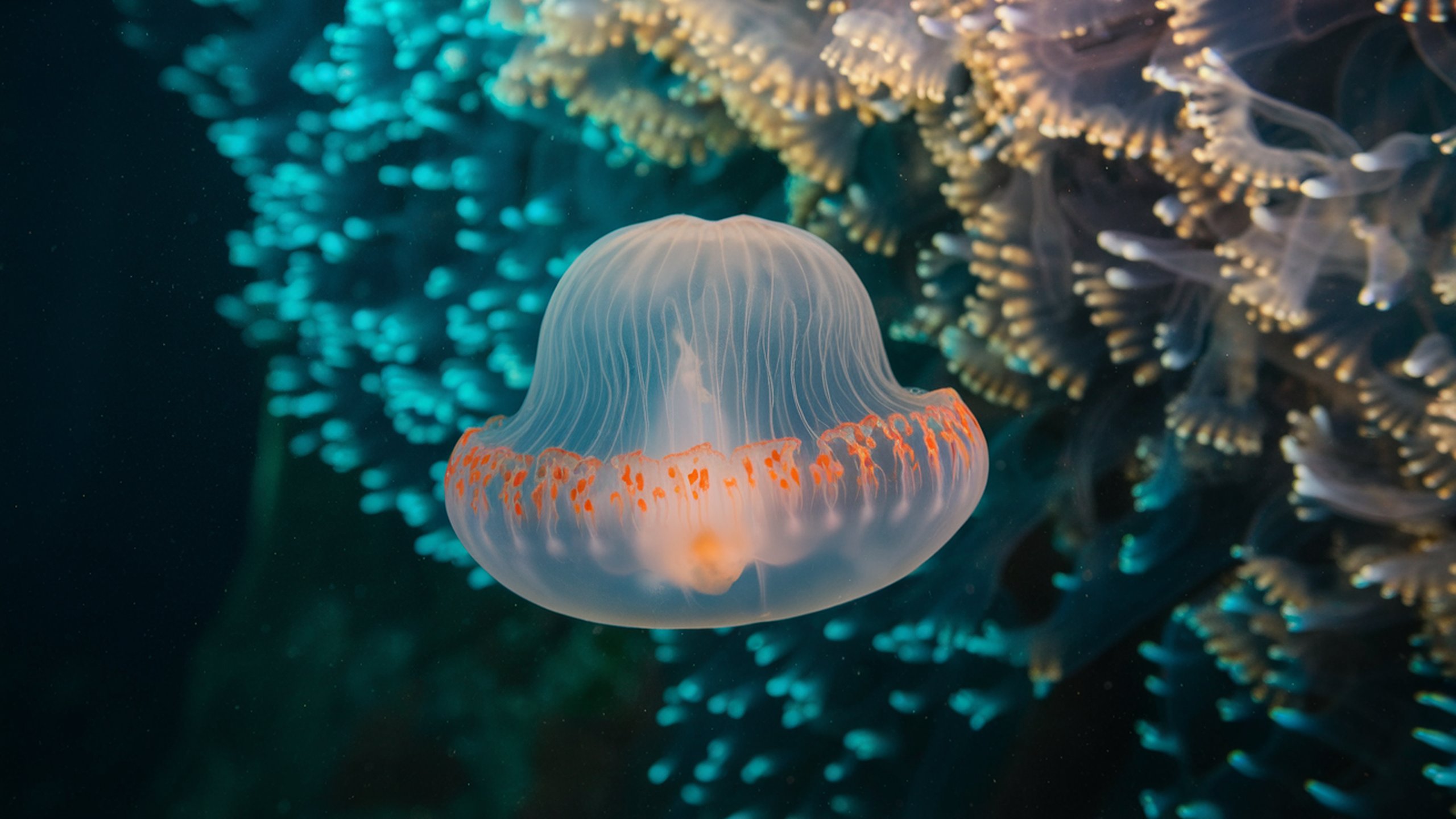 Obrzek, tapeta Jellyfish v 2560x1440 pixel. Pozad, wallpaper zdarma