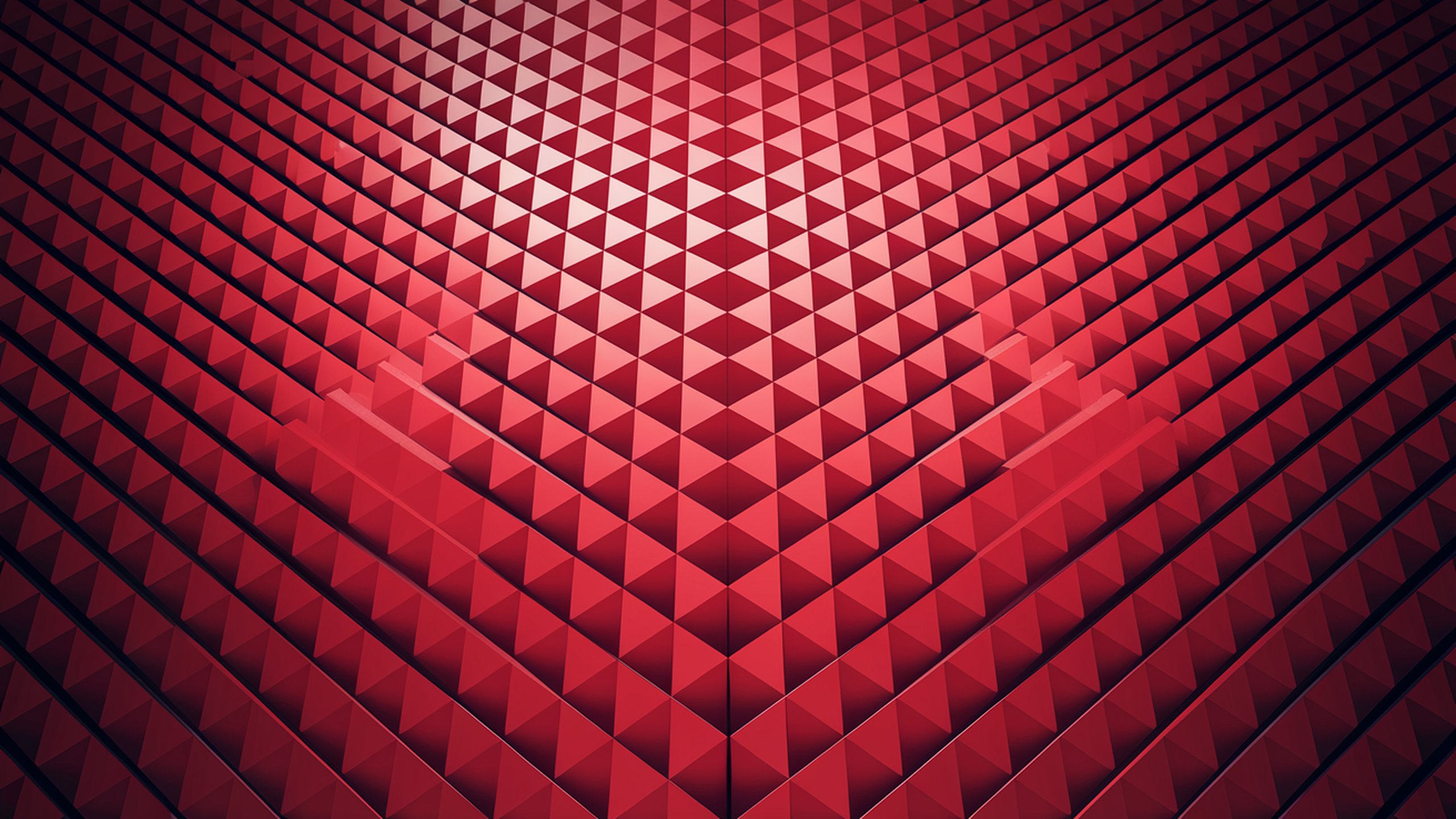 Red Cubes 2560x1440. Wallpaper, pozad, tapeta na plochu PC