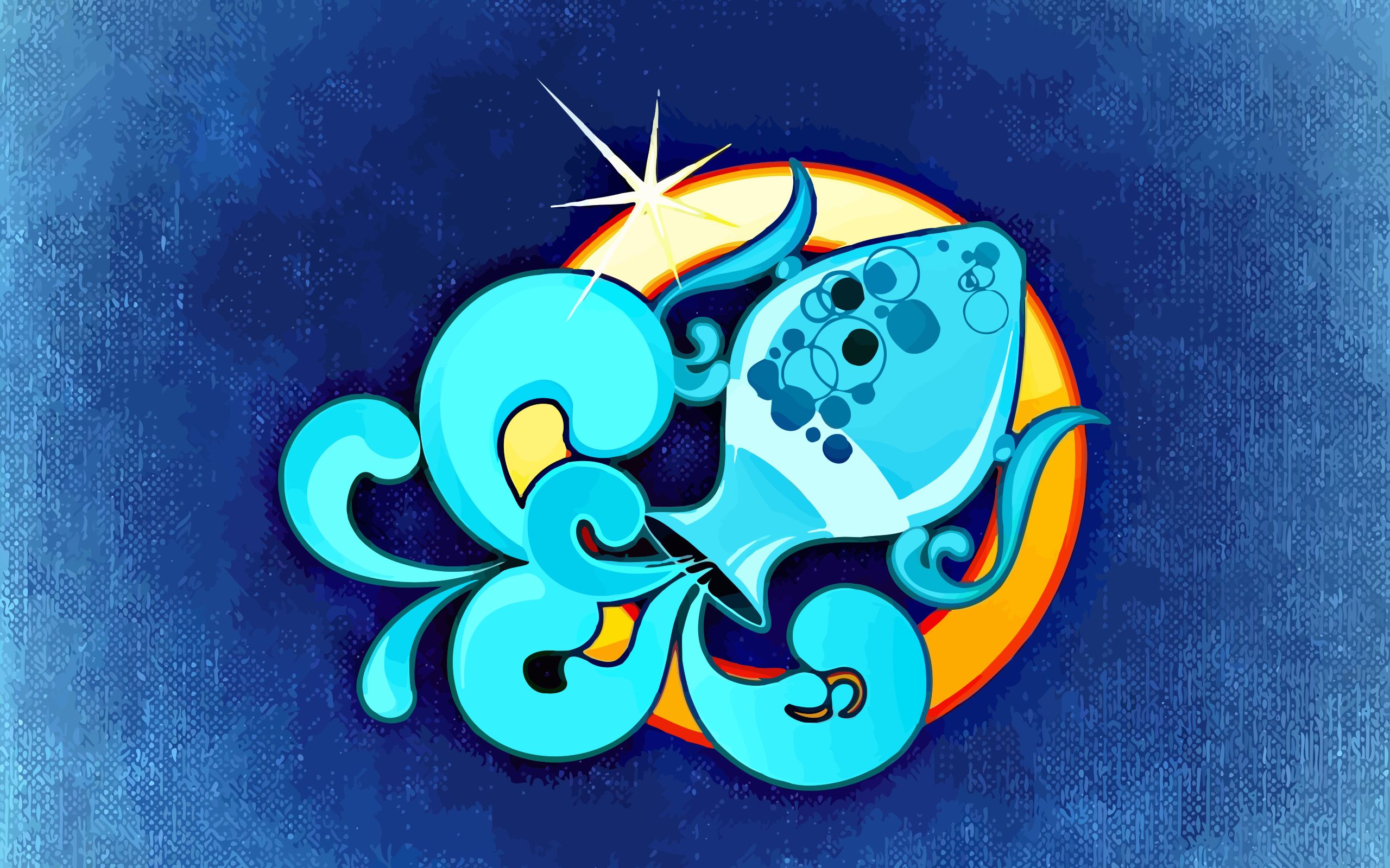 Aquarius 2560x1600. Tapeta, pozad na plochu PC. Obrzek ke staen zdarma