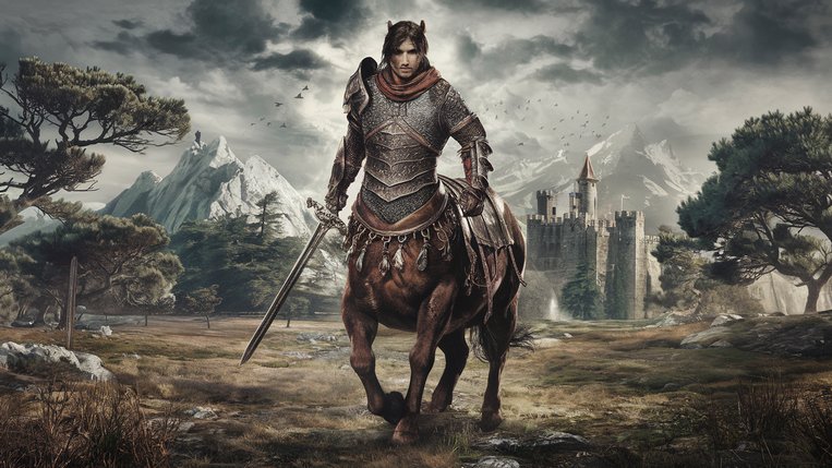 Obrázek, tapeta, pozadí Fantasy, wallpaper na plochu PC, počítače, tabletu - Centaur zdarma ke stažení Obrázek, tapeta, pozadí Fantasy, wallpaper na plochu PC, počítače, tabletu - Centaur zdarma ke stažení